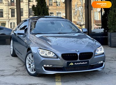BMW 6 Series, 2014, Бензин, 3 л., 229 тыс. км, Купе, Серый, Киев 16082 фото