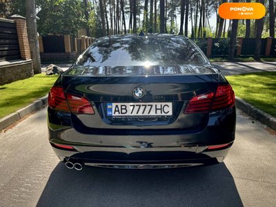 BMW 5 Series, 2014, Дизель, 2 л., 240 тис. км, Седан, Чорний, Київ 48178 фото