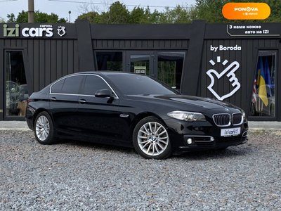 BMW 5 Series, 2013, Гібрид (HEV), 3 л., 142 тис. км, Седан, Чорний, Львів 47155 фото