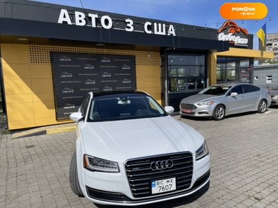 Audi A8, 2015, Бензин, 3 л., 175 тыс. км, Седан, Белый, Львов 44290 фото