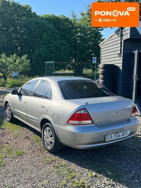 Nissan Sunny, 2008 г., Газ пропан-бутан / Бензин, 182 тыс. км, Седан, Серый, Черкассы AT-10418256 фото