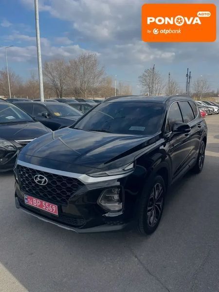 Hyundai Santa FE, 2018 р., Дизель, 130 тис. км, Позашляховик / Кросовер, Чорний, Дніпро (Дніпропетровськ) AT-10413271 фото