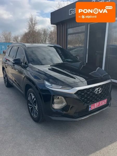Hyundai Santa FE, 2018 р., Дизель, 130 тис. км, Позашляховик / Кросовер, Чорний, Дніпро (Дніпропетровськ) AT-10413271 фото