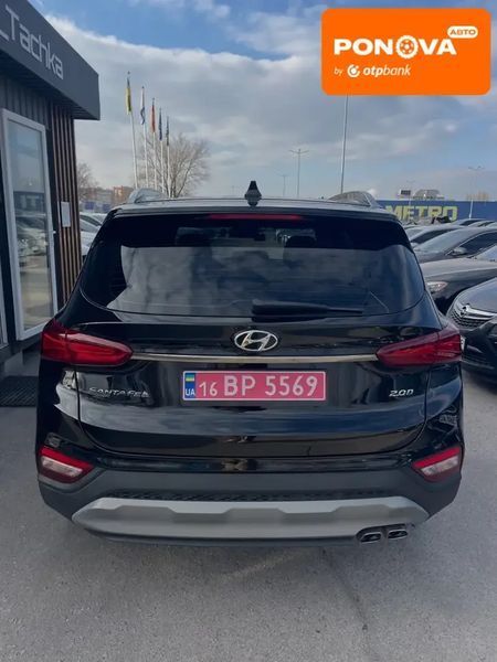Hyundai Santa FE, 2018 р., Дизель, 130 тис. км, Позашляховик / Кросовер, Чорний, Дніпро (Дніпропетровськ) AT-10413271 фото