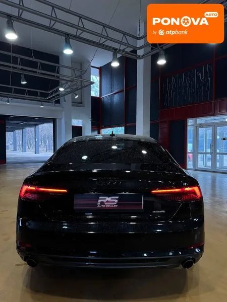 Audi A5 Sportback, 2019 р., Бензин, 128 тис. км, Седан, Чорний, Запоріжжя AT-10411640 фото