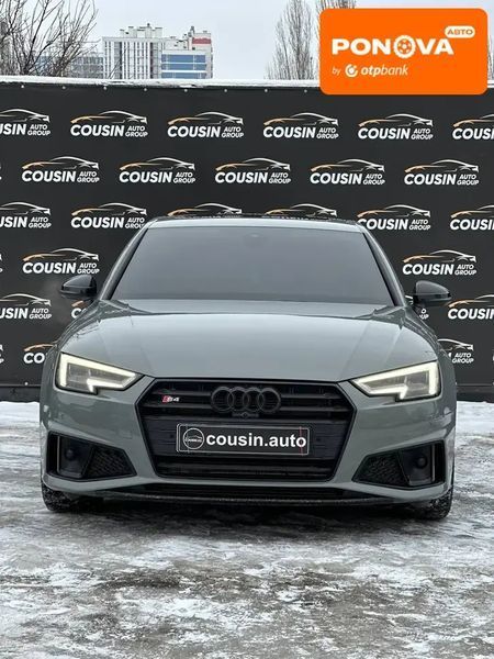 Audi S4, 2018 р., Бензин, 132 тис. км, Седан, Сірий, Київ AT-10408771 фото