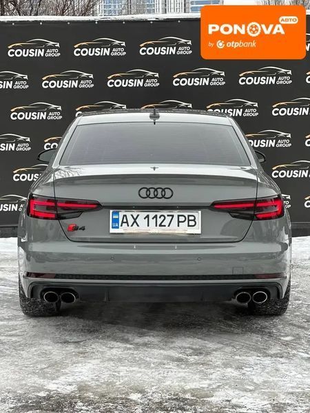 Audi S4, 2018 р., Бензин, 132 тис. км, Седан, Сірий, Київ AT-10408771 фото