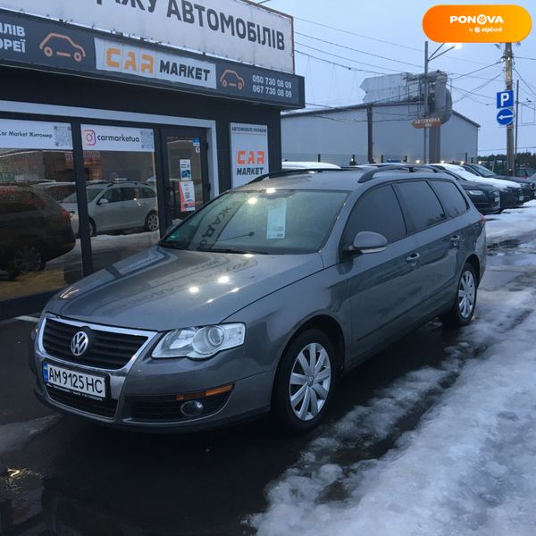 Volkswagen Passat B6, 2007, Дизель, 2 л., 284 тыс. км, Универсал, Серый, Житомир 5439 фото