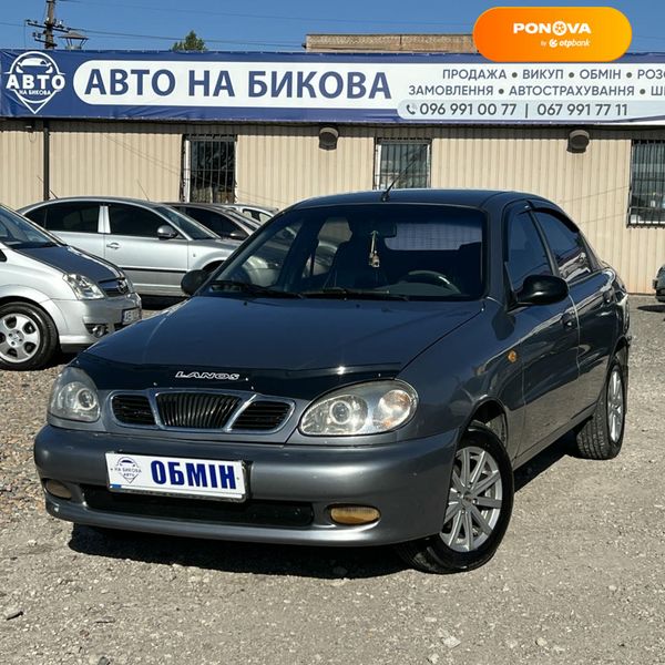 Daewoo Lanos, 2007, Газ пропан-бутан / Бензин, 1.5 л., 215 тис. км, Седан, Сірий, Кривий Ріг 103781 фото