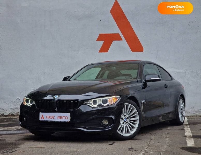 BMW 4 Series, 2013, Бензин, 2 л., 106 тис. км, Купе, Чорний, Одеса 98918 фото