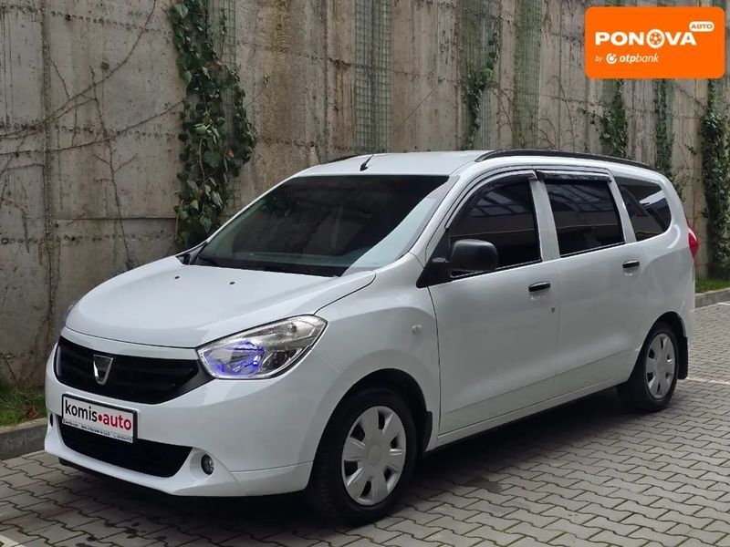 Dacia Lodgy, 2015 р., Бензин, 100 тис. км, Універсал, Білий, Хмельницький AT-10409934 фото