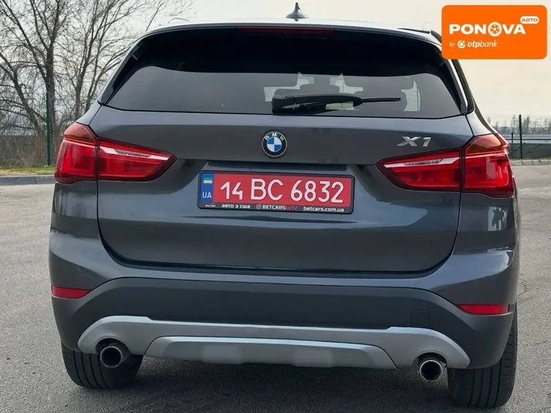 BMW X1, 2017 р., Газ, 123 тис. км, Позашляховик / Кросовер, Сірий, Дніпро (Дніпропетровськ) AT-10415266 фото