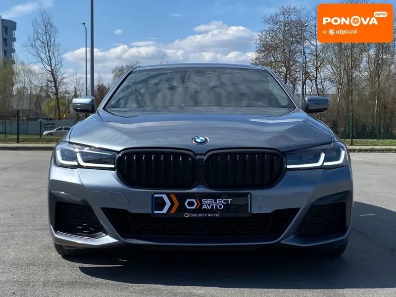 BMW 5 Series, 2019 р., Бензин, 115 тис. км, Седан, Сірий, Львів AT-10413343 фото