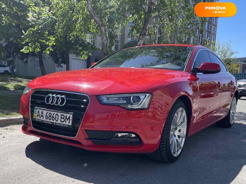 Audi A5 Sportback, 2012, Бензин, 2 л., 67 тыс. км, Лифтбек, Красный, Киев Cars-Pr-62104 фото