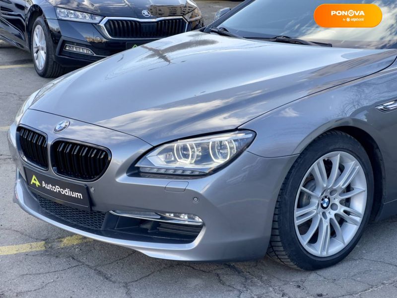 BMW 6 Series, 2014, Бензин, 3 л., 229 тис. км, Купе, Сірий, Київ 16082 фото