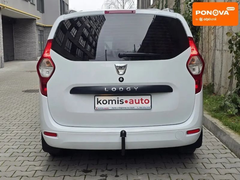 Dacia Lodgy, 2015 р., Бензин, 100 тис. км, Універсал, Білий, Хмельницький AT-10409934 фото