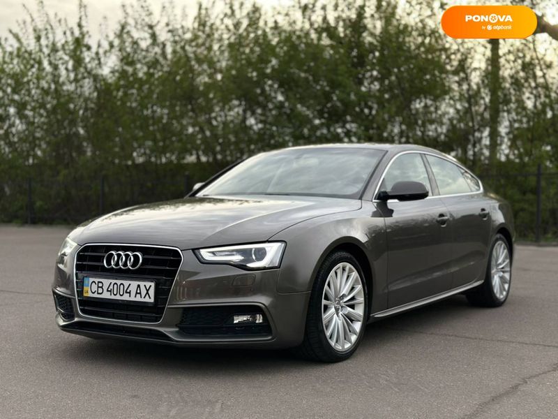 Audi A5 Sportback, 2013, Дизель, 2 л., 125 тыс. км, Лифтбек, Серый, Чернигов Cars-Pr-69027 фото