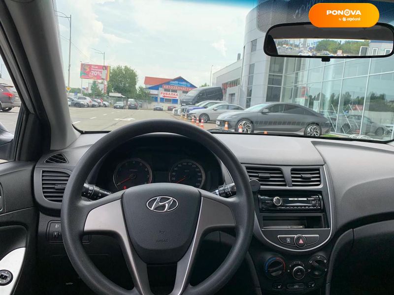 Hyundai Accent, 2016, Бензин, 1.4 л., 61 тис. км, Седан, Сірий, Київ 111038 фото