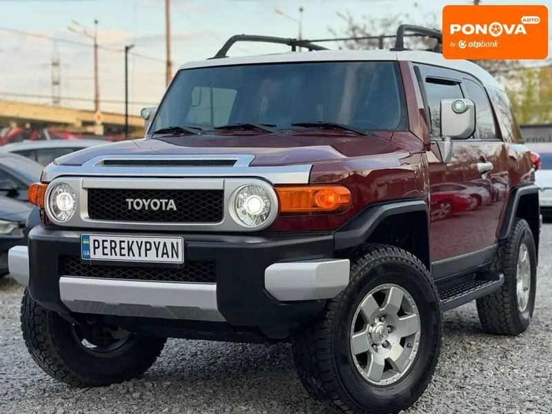 Toyota FJ Cruiser, 2008 г., Газ пропан-бутан / Бензин, 153 тыс. км, Внедорожник / Кроссовер, Красный, Днепр (Днепропетровск) AT-10415337 фото