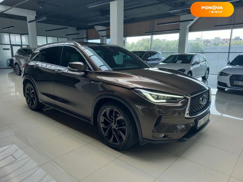 Infiniti QX50, 2018, Бензин, 2 л., 49 тис. км, Позашляховик / Кросовер, Коричневий, Хмельницький 107958 фото