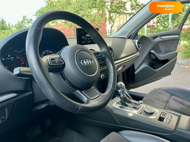 Audi A3, 2016, Дизель, 1.97 л., 135 тыс. км, Хетчбек, Чорный, Киев 110187 фото