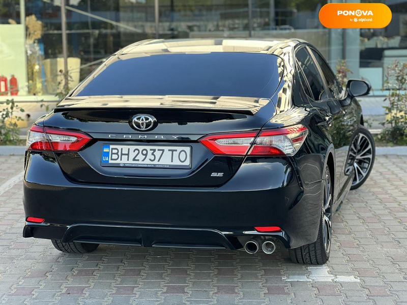 Toyota Camry, 2018, Бензин, 2.4 л., 143 тис. км, Седан, Чорний, Одеса 111091 фото