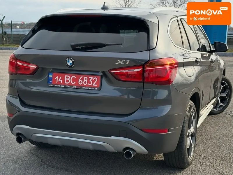 BMW X1, 2017 р., Газ, 123 тис. км, Позашляховик / Кросовер, Сірий, Дніпро (Дніпропетровськ) AT-10415266 фото