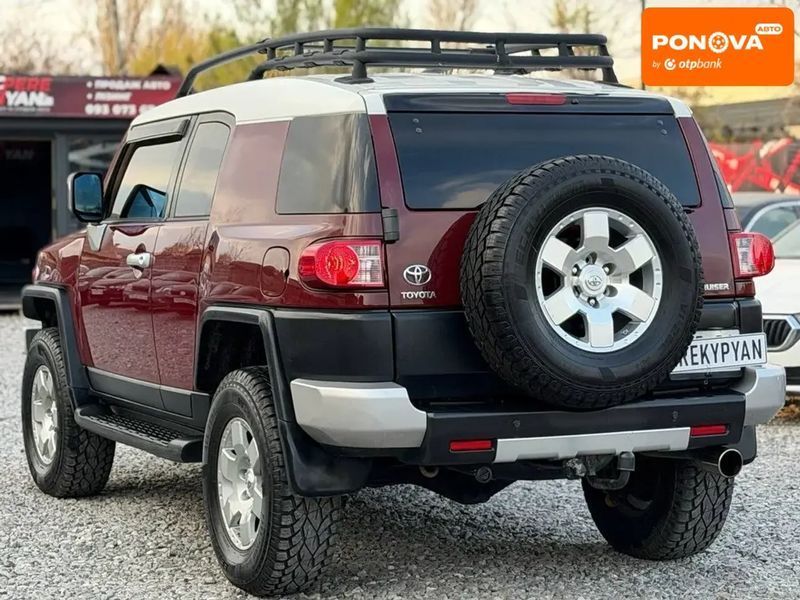 Toyota FJ Cruiser, 2008 г., Газ пропан-бутан / Бензин, 153 тыс. км, Внедорожник / Кроссовер, Красный, Днепр (Днепропетровск) AT-10415337 фото