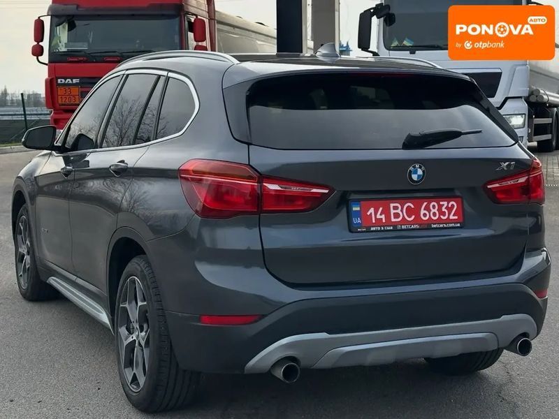 BMW X1, 2017 р., Газ, 123 тис. км, Позашляховик / Кросовер, Сірий, Дніпро (Дніпропетровськ) AT-10415266 фото