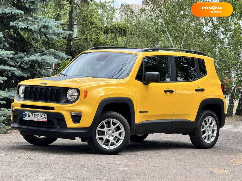 Jeep Renegade, 2019, Газ пропан-бутан / Бензин, 2.36 л., 52 тис. км, Позашляховик / Кросовер, Жовтий, Київ 99094 фото