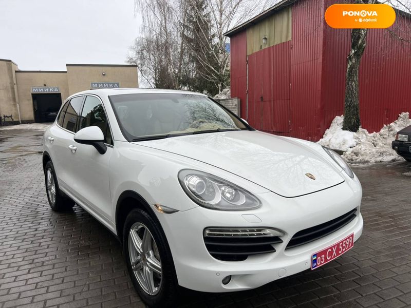 Porsche Cayenne, 2012, Гібрид (HEV), 3 л., 194 тис. км, Позашляховик / Кросовер, Білий, Володимир-Волинський Cars-Pr-66334 фото