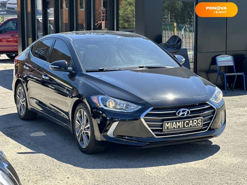 Hyundai Elantra, 2016, Бензин, 2 л., 155 тис. км, Седан, Чорний, Харків 108350 фото