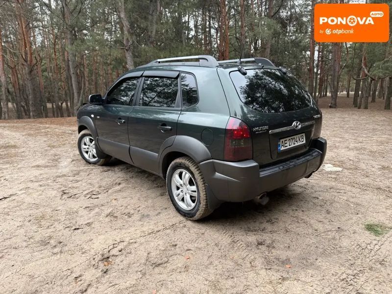 Hyundai Tucson, 2007 р., Газ пропан-бутан / Бензин, 264 тис. км, Позашляховик / Кросовер, Зелений, Павлоград AT-10411357 фото