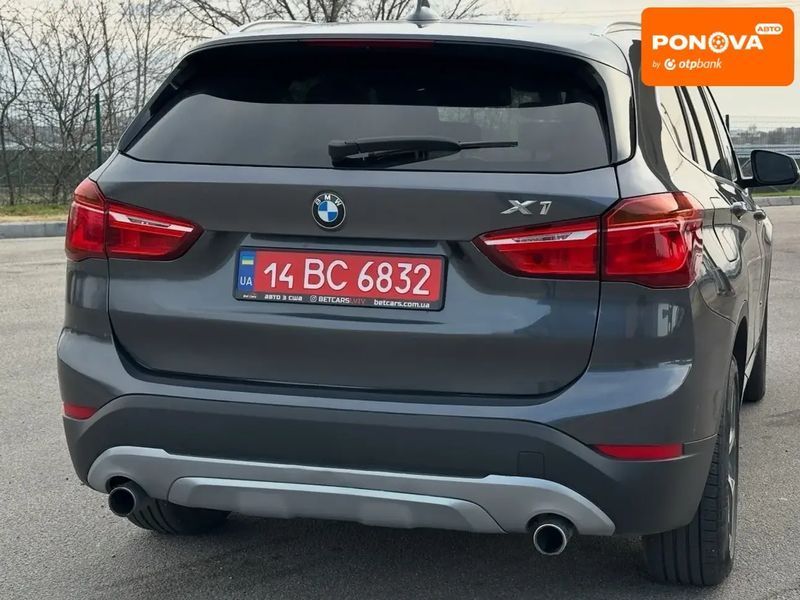 BMW X1, 2017 р., Газ, 123 тис. км, Позашляховик / Кросовер, Сірий, Дніпро (Дніпропетровськ) AT-10415266 фото