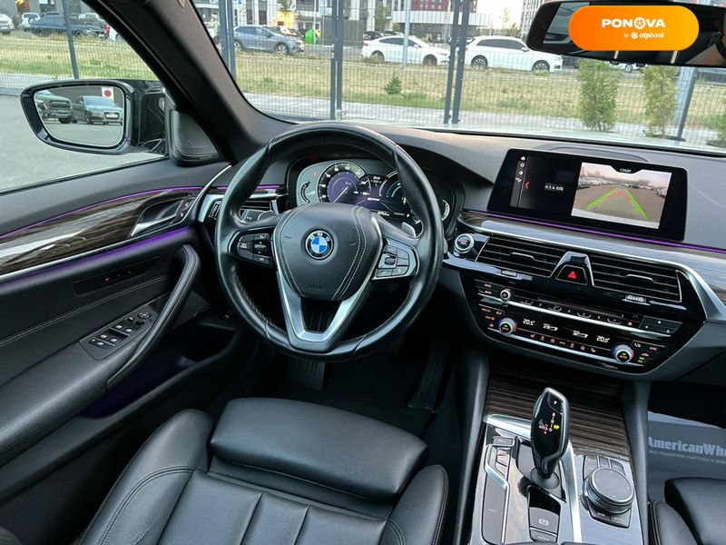 BMW 5 Series, 2017, Гибрид (HEV), 2 л., 81 тыс. км, Седан, Белый, Киев 110476 фото