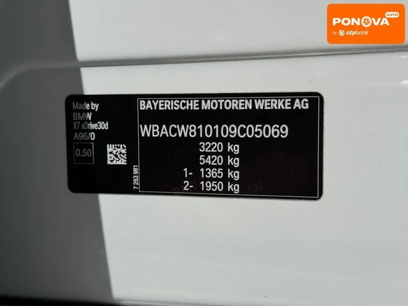 BMW X7, 2020 р., Дизель, 90 тис. км, Позашляховик / Кросовер, Білий, Рівне AT-10417851 фото