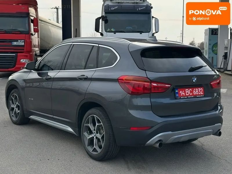 BMW X1, 2017 р., Газ, 123 тис. км, Позашляховик / Кросовер, Сірий, Дніпро (Дніпропетровськ) AT-10415266 фото