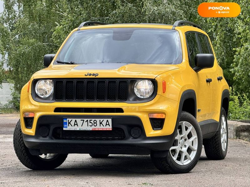 Jeep Renegade, 2019, Газ пропан-бутан / Бензин, 2.36 л., 52 тис. км, Позашляховик / Кросовер, Жовтий, Київ 99094 фото