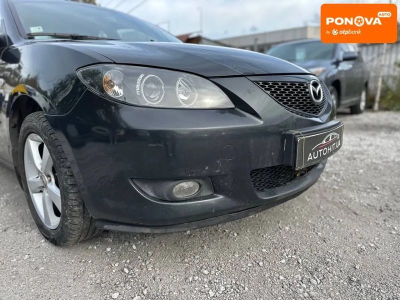 Mazda 3, 2005 р., Газ пропан-бутан / Бензин, Седан, Чорний, Кам'янське (Дніпродзержинськ) AT-10404017 фото