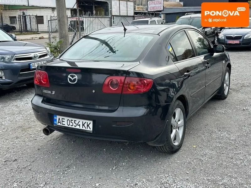 Mazda 3, 2005 р., Газ пропан-бутан / Бензин, Седан, Чорний, Кам'янське (Дніпродзержинськ) AT-10404017 фото