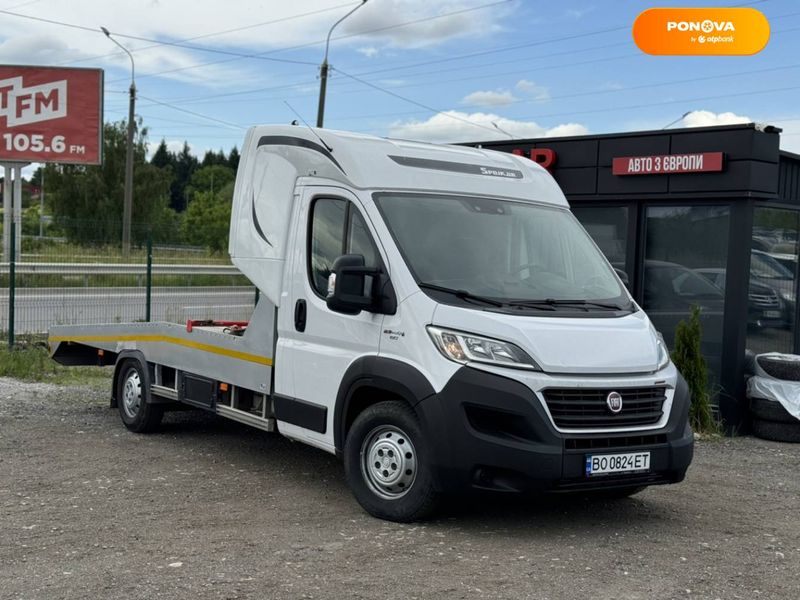 Fiat Ducato, 2017, Дизель, 2.29 л., 248 тис. км, Платформа, Білий, Тернопіль 53133 фото