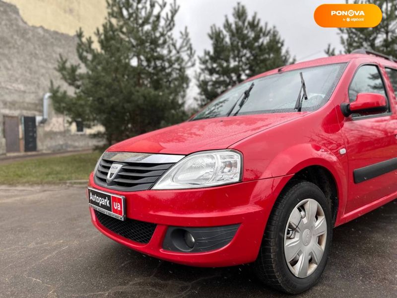 Dacia Logan, 2009, Бензин, 1.6 л., 222 тис. км, Седан, Червоний, Вінниця 26882 фото