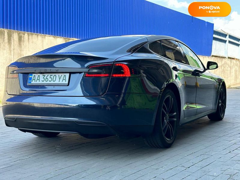 Tesla Model S, 2013, Електро, 160 тыс. км, Лифтбек, Синий, Киев 110385 фото