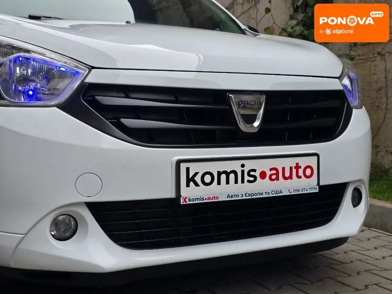 Dacia Lodgy, 2015 р., Бензин, 100 тис. км, Універсал, Білий, Хмельницький AT-10409934 фото