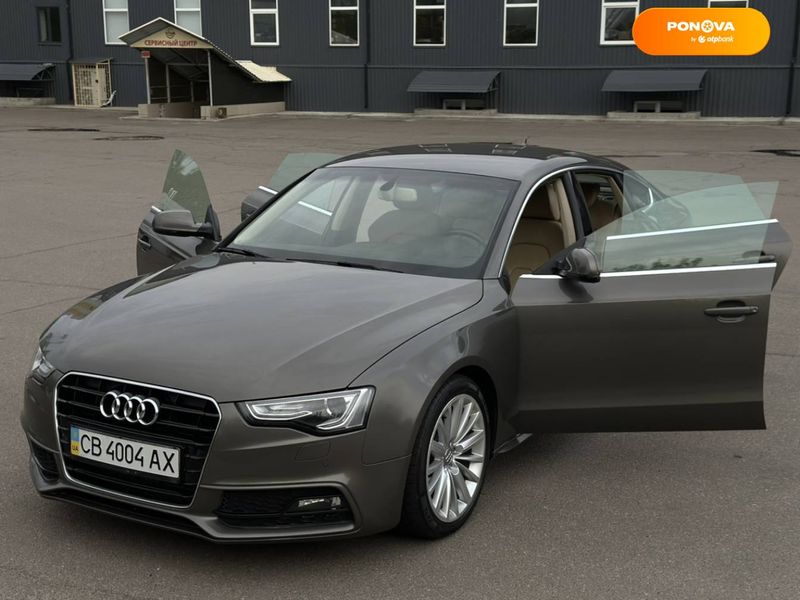 Audi A5 Sportback, 2013, Дизель, 2 л., 125 тыс. км, Лифтбек, Серый, Чернигов Cars-Pr-69027 фото