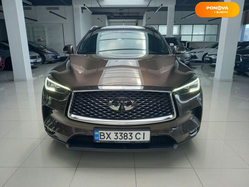 Infiniti QX50, 2018, Бензин, 2 л., 49 тис. км, Позашляховик / Кросовер, Коричневий, Хмельницький 107958 фото