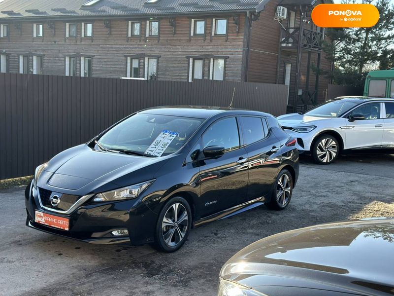 Nissan Leaf, 2018, Електро, 82 тыс. км, Хетчбек, Чорный, Ивано Франковск 36355 фото