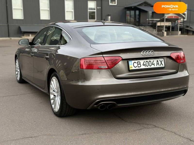 Audi A5 Sportback, 2013, Дизель, 2 л., 125 тис. км, Ліфтбек, Сірий, Чернігів Cars-Pr-69027 фото