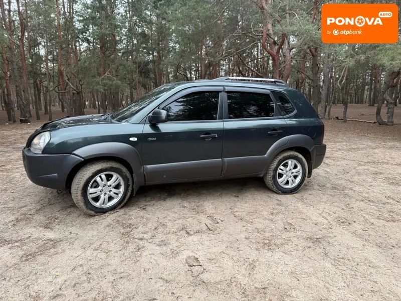 Hyundai Tucson, 2007 р., Газ пропан-бутан / Бензин, 264 тис. км, Позашляховик / Кросовер, Зелений, Павлоград AT-10411357 фото