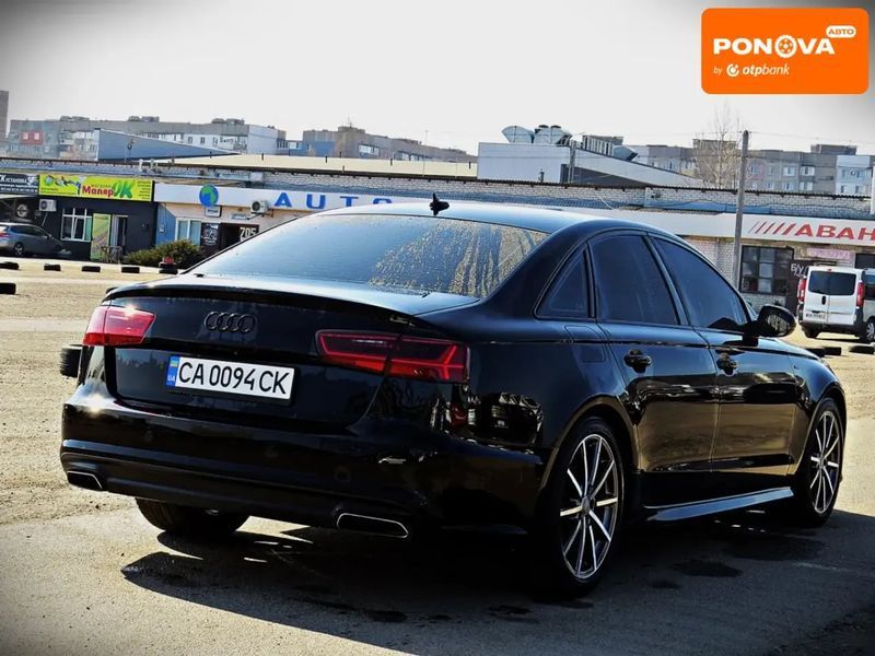 Audi A6, 2018 р., Бензин, 123 тис. км, Седан, Чорний, Черкаси AT-10418333 фото